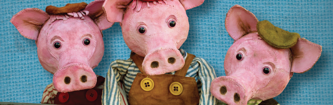 3 Little Pig Tails - Puppet Theatre