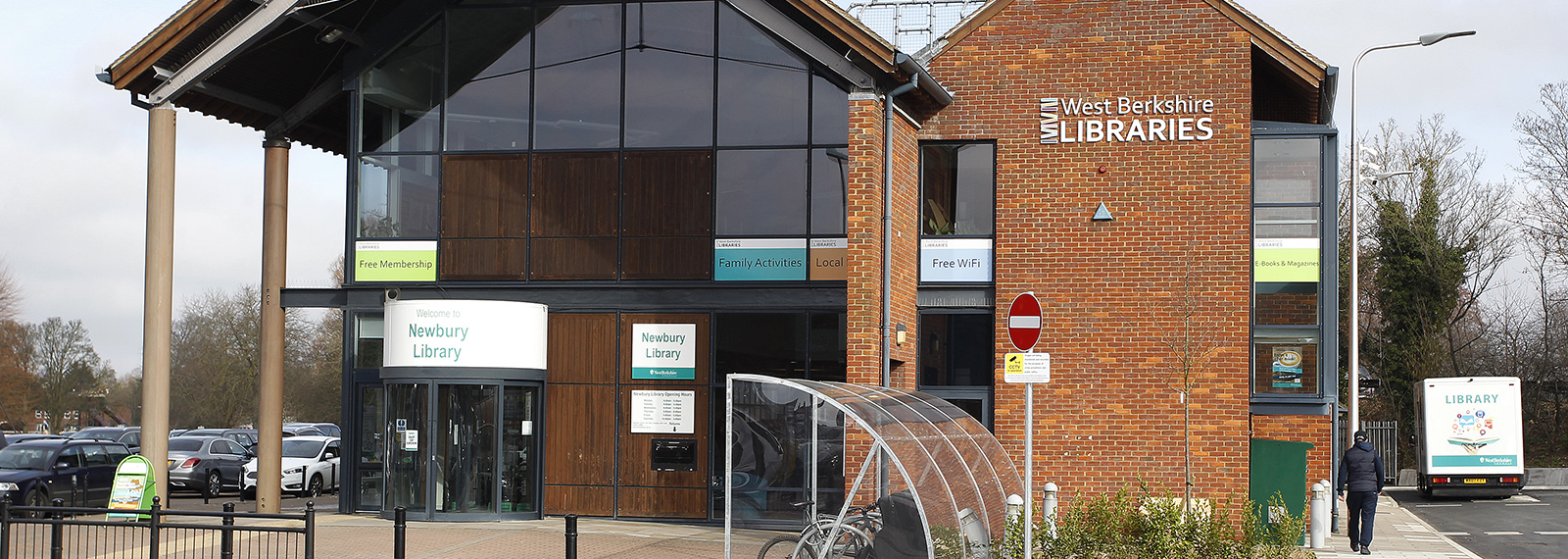 West Berkshire Library in Newbury. West Berkshire Heritage